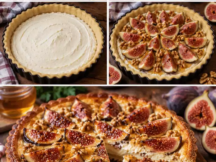 Crostata Morbida alla Ricotta, Fichi e Miele – Toscana