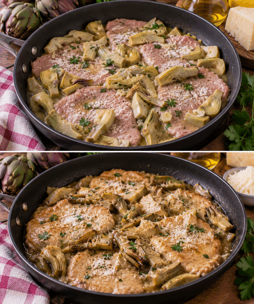 Scaloppine di Vitello con Carciofi e Pecorino – Lazio