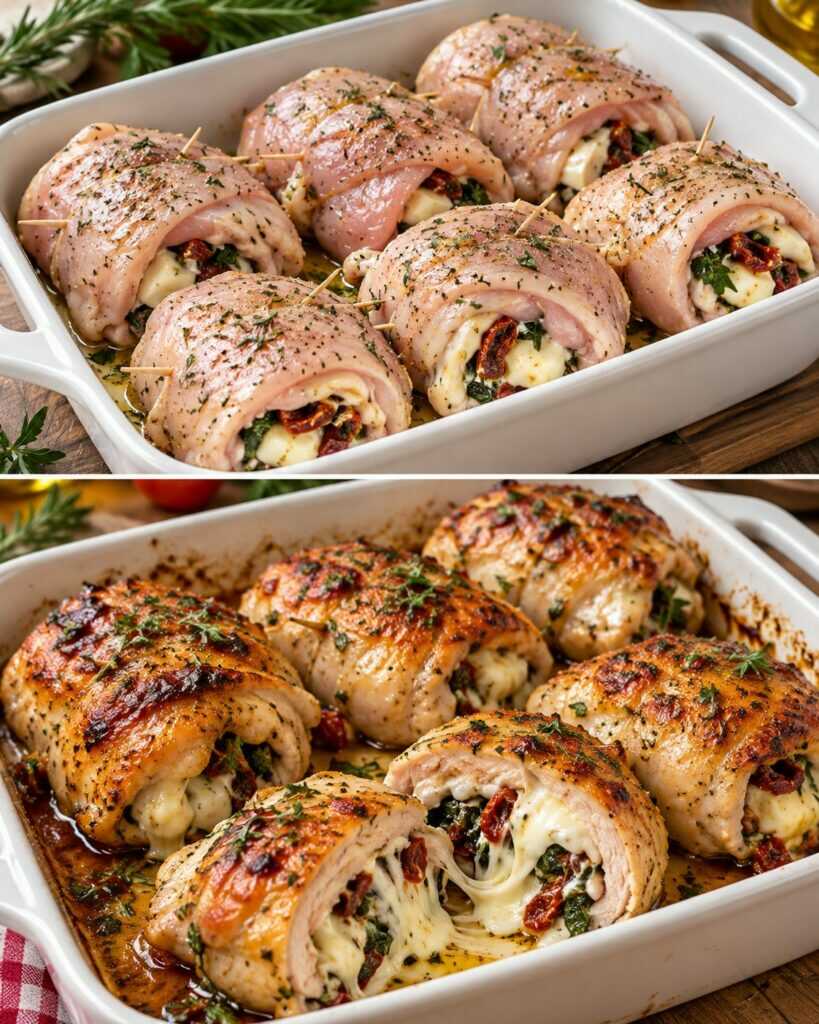 Cosce di Pollo Disossate con Cuore Filante