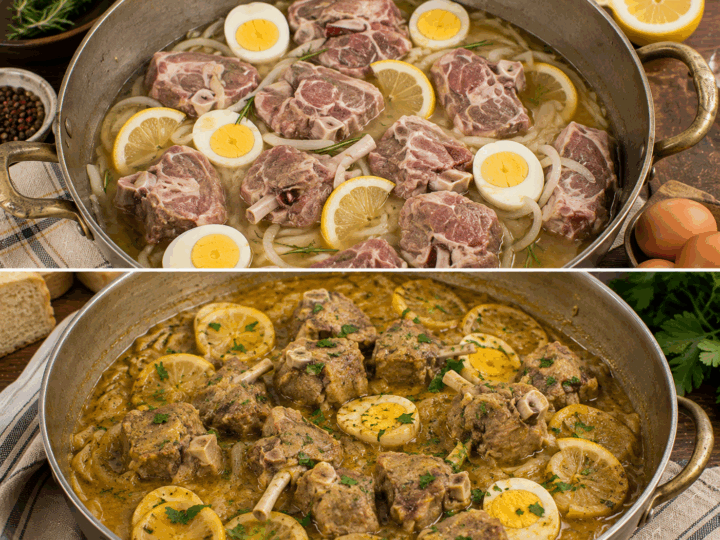 Agnello Brodettato alla Romana con Uova e Limone – Lazio