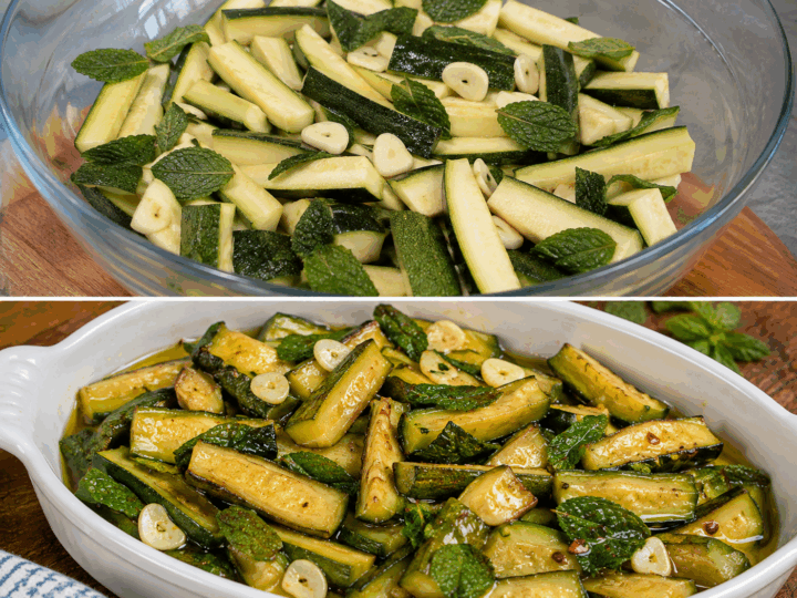 Zucchine alla Scapece Napoletane con Menta e Aglio – Campania