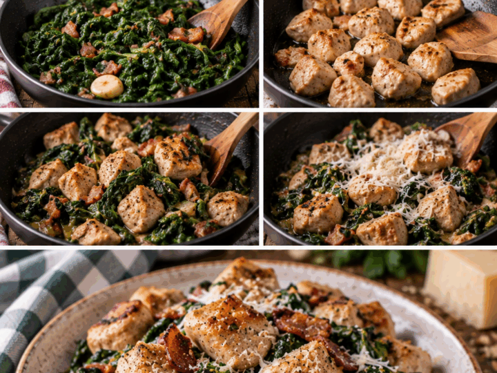 Bocconcini di Tacchino con Cicoria, Guanciale e Pecorino – Umbria