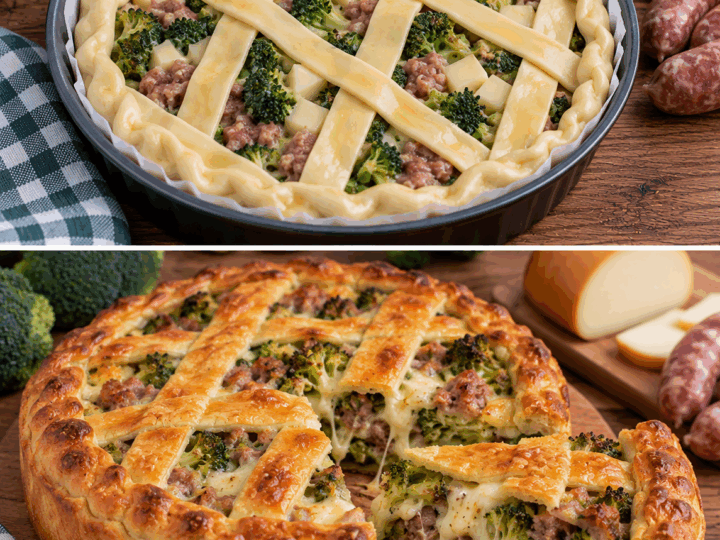 Rustico di Broccoli, Provola Affumicata e Salsiccia – Campania