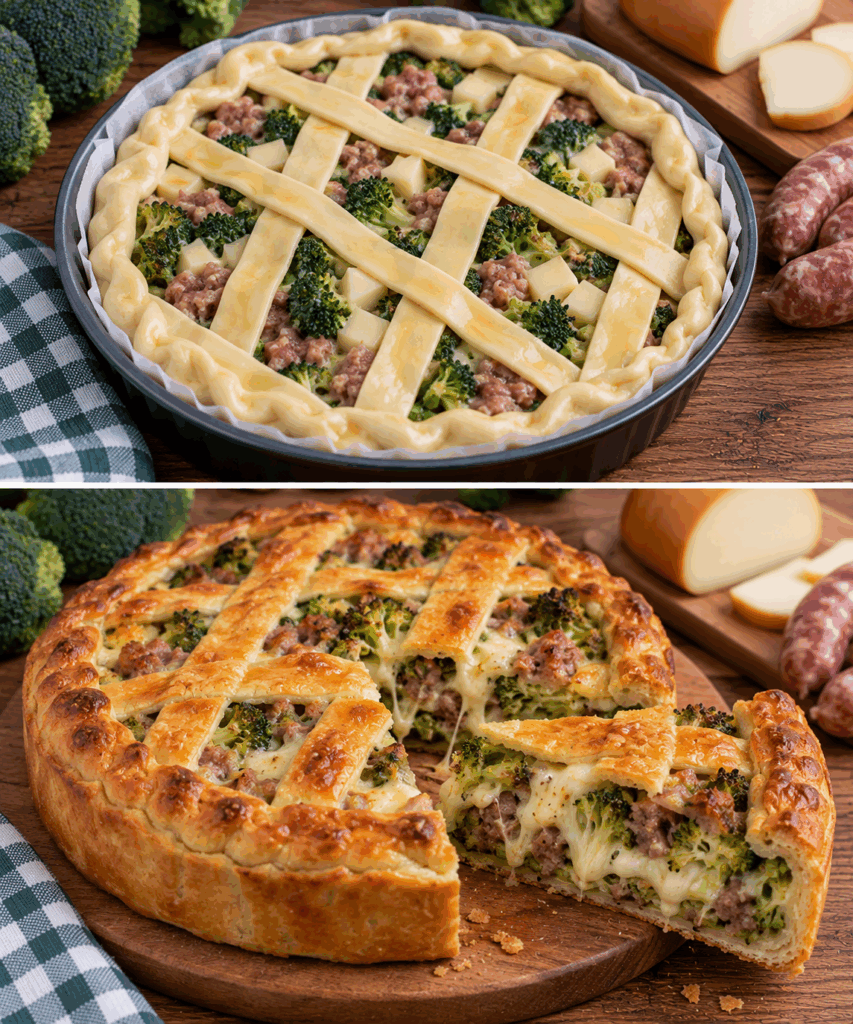 Rustico di Broccoli, Provola Affumicata e Salsiccia – Campania