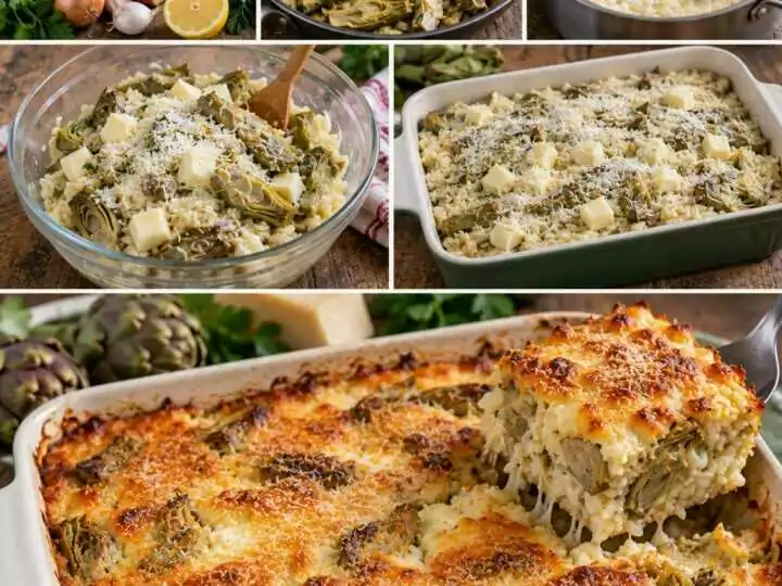 Riso al Forno con Carciofi, Scamorza Affumicata e Parmigiano – Lazio