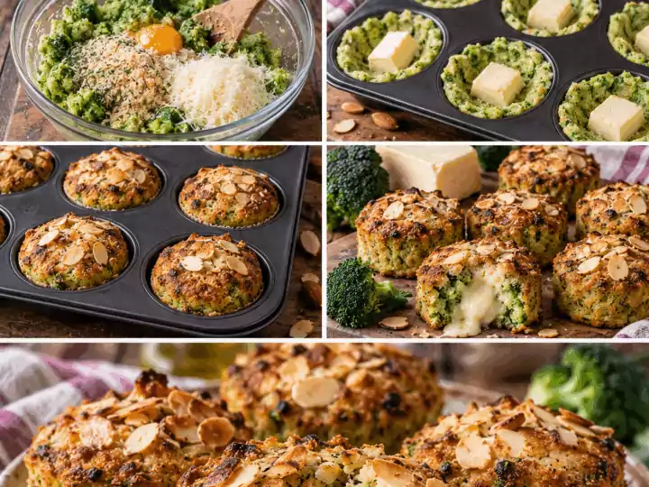 Tortini di Broccoli con Cuore Filante di Taleggio e Mandorle – Lombardia