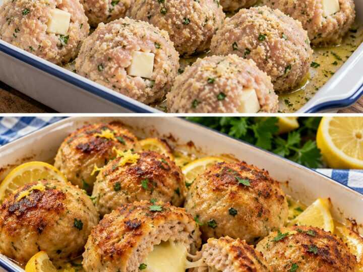 Polpette di Tacchino al Limone con Cuore di Scamorza