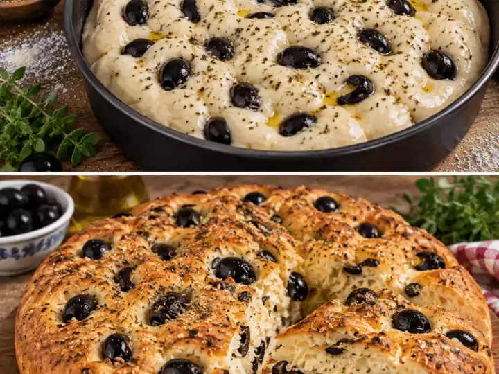Pane di Semola con Olive Nere e Origano – Calabria