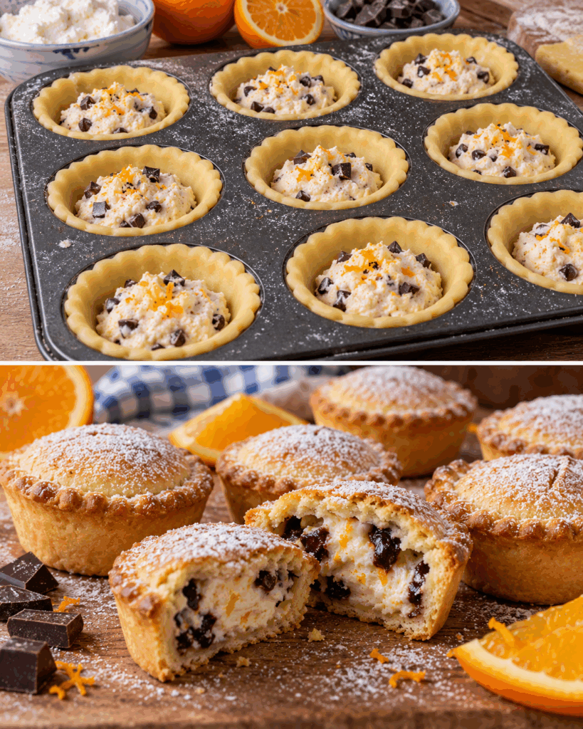 Bocconotti alla Ricotta, Cioccolato e Arancia – Abruzzo