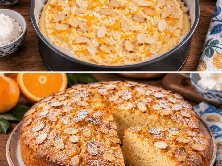 Torta Soffice di Mandorle, Arancia e Ricotta – Sicilia
