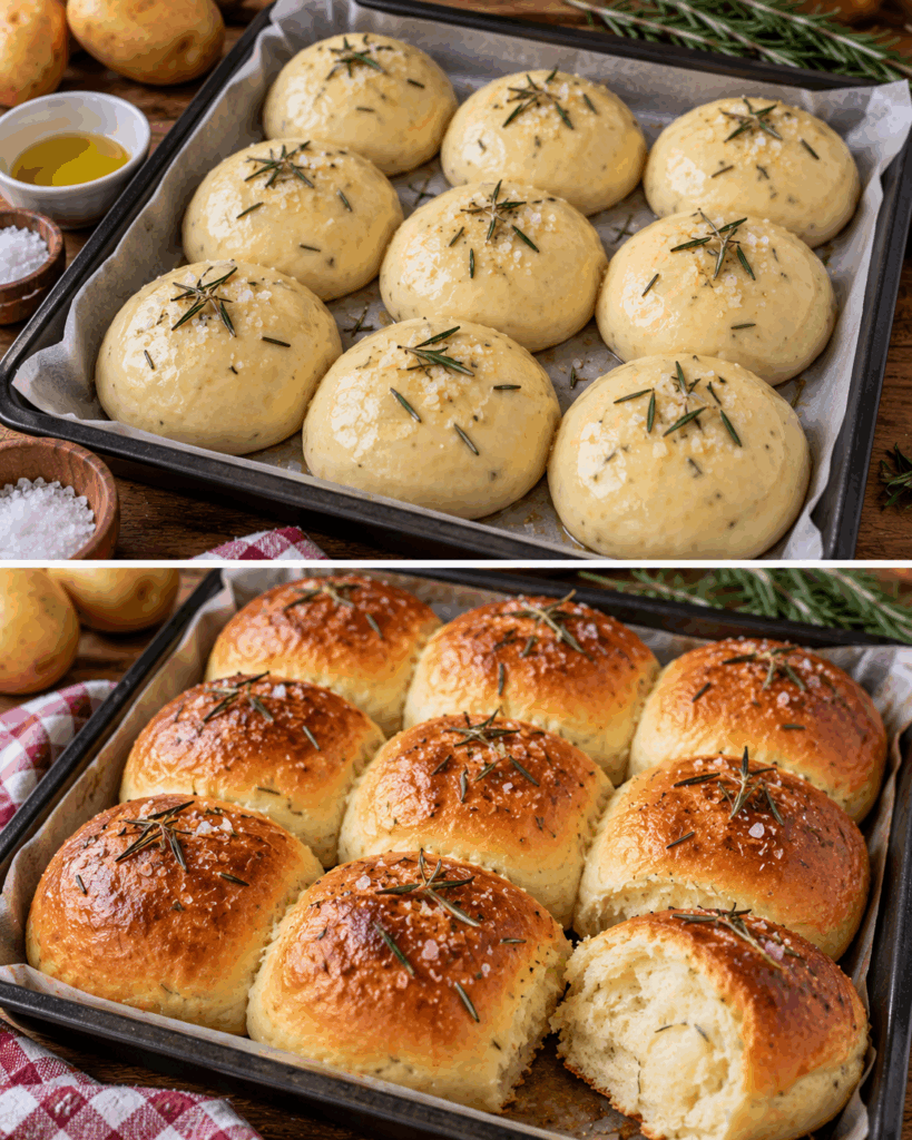 Panini Soffici alle Patate e Rosmarino – Abruzzo
