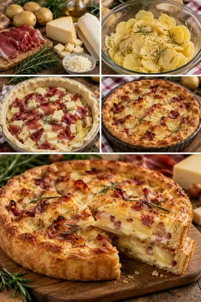Torta Salata con Patate, Fontina, Speck e Rosmarino – Valle d’Aosta