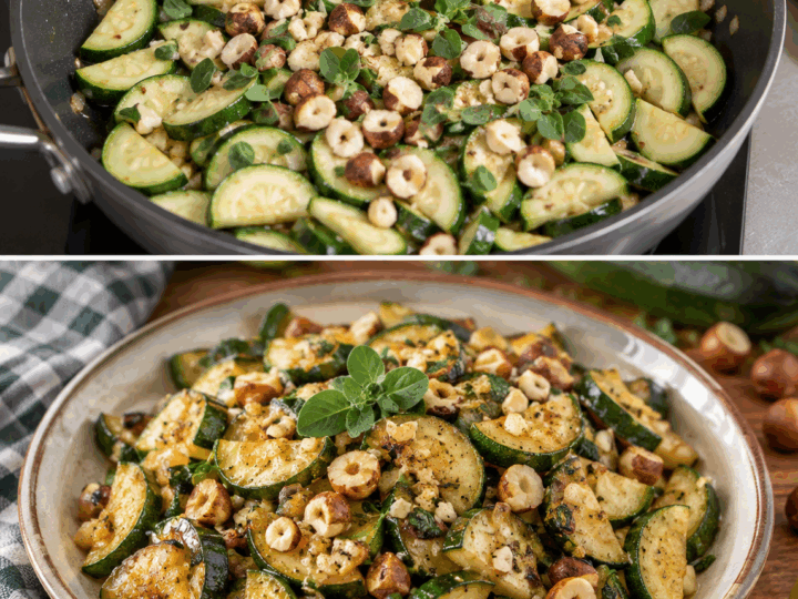 Zucchine Trifolate con Nocciole e Maggiorana – Piemonte
