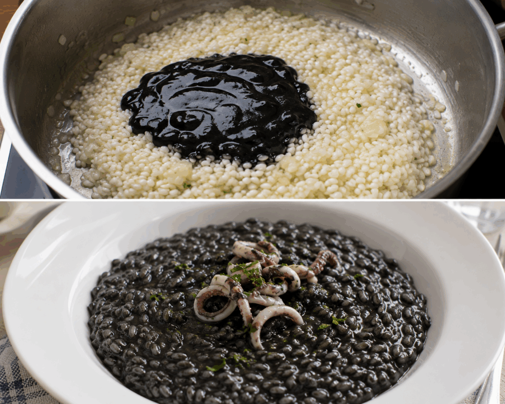 Risotto al Nero di Seppia alla Veneziana – Veneto