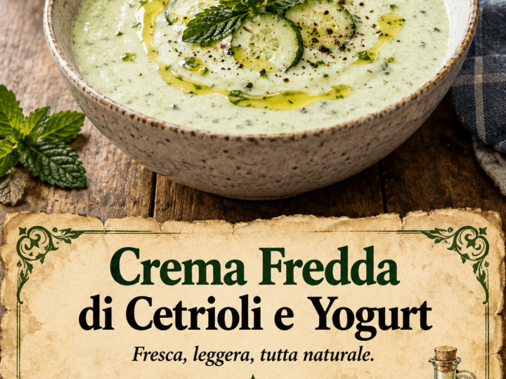 Crema Fredda di Cetrioli e Yogurt