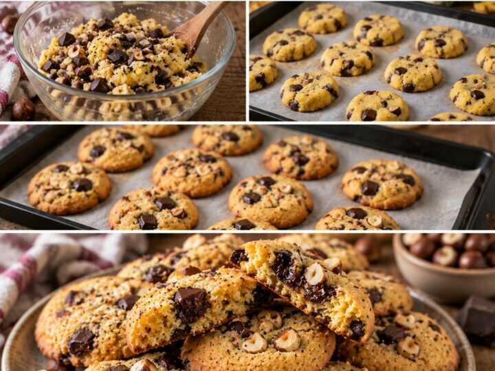 Biscotti di Polenta con Cioccolato Fondente e Nocciole – Lombardia
