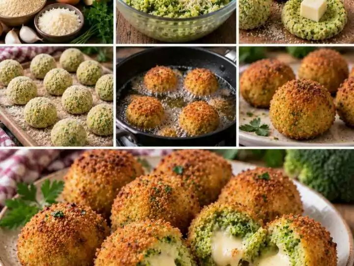 Polpettine di Broccoli con Cuore Filante di Caciocavallo – Calabria