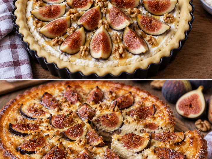 Crostata Morbida alla Ricotta, Fichi e Miele – Toscana