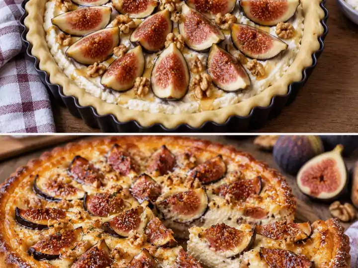Crostata Morbida alla Ricotta, Fichi e Miele – Toscana