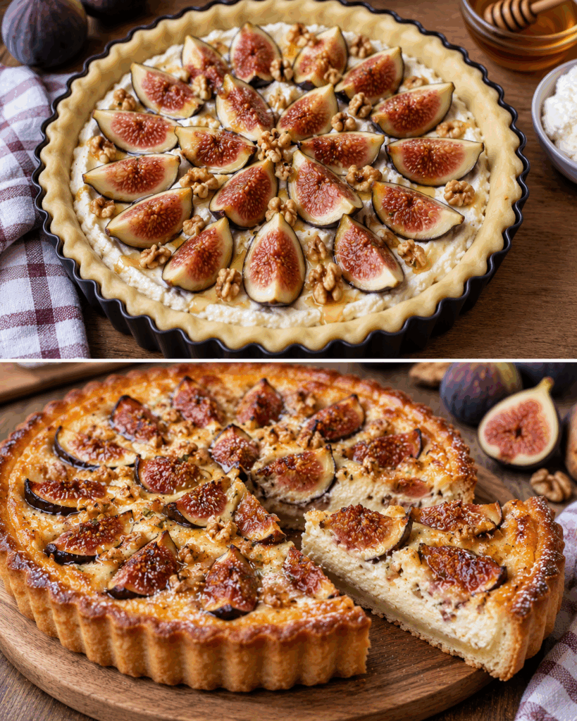 Crostata Morbida alla Ricotta, Fichi e Miele – Toscana