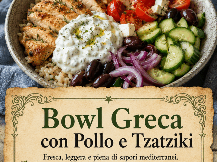Bowl Greca con Pollo e Tzatziki