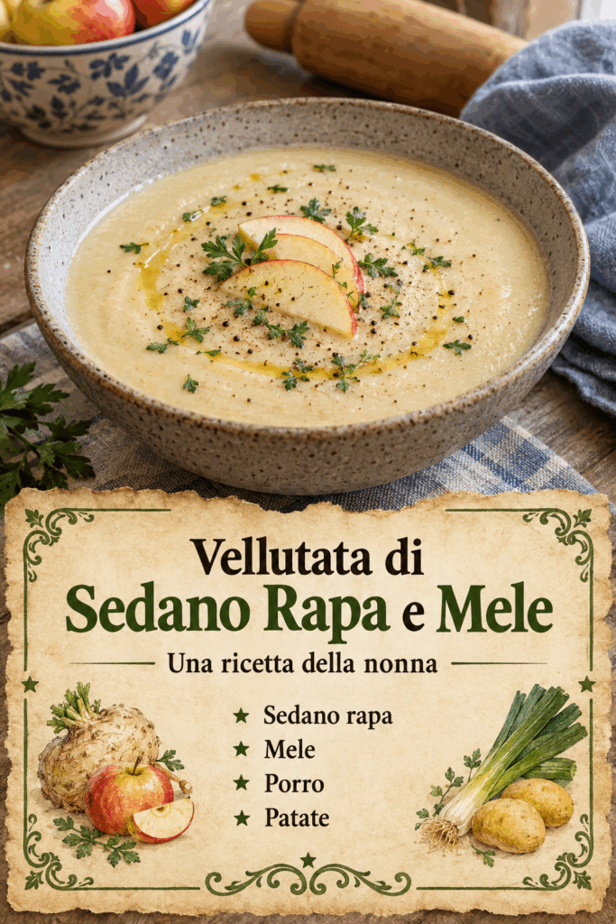 Vellutata di Sedano Rapa e Mele
