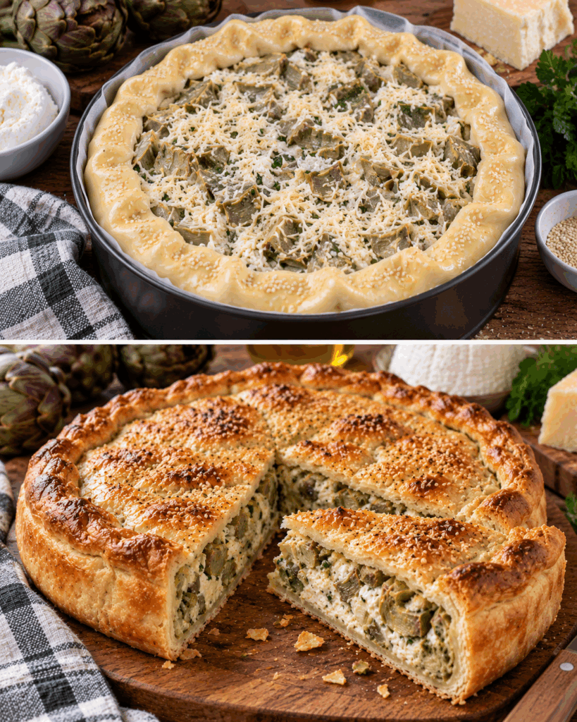 Rustico di Carciofi, Ricotta e Pecorino – Lazio