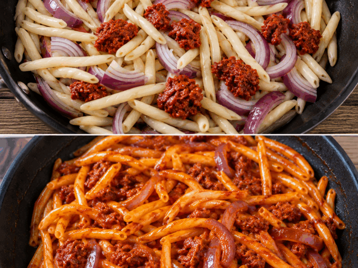 Fileja alla ’Nduja e Cipolla Rossa di Tropea – Calabria