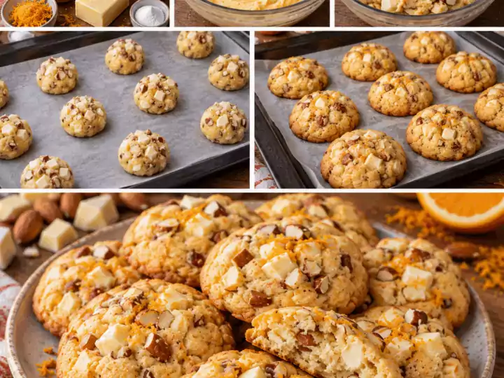 Biscotti Morbidi all’Arancia, Mandorle e Cioccolato Bianco – Sicilia