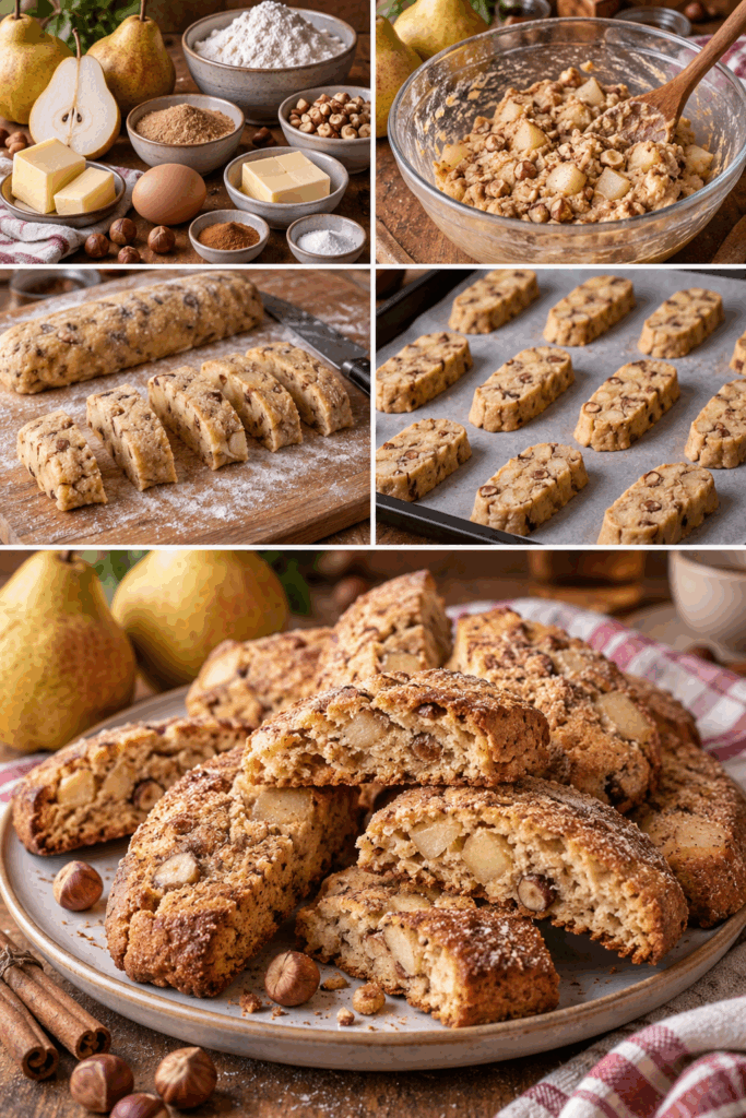 Biscotti Morbidi alle Pere con Nocciole e Cannella – Trentino-Alto Adige