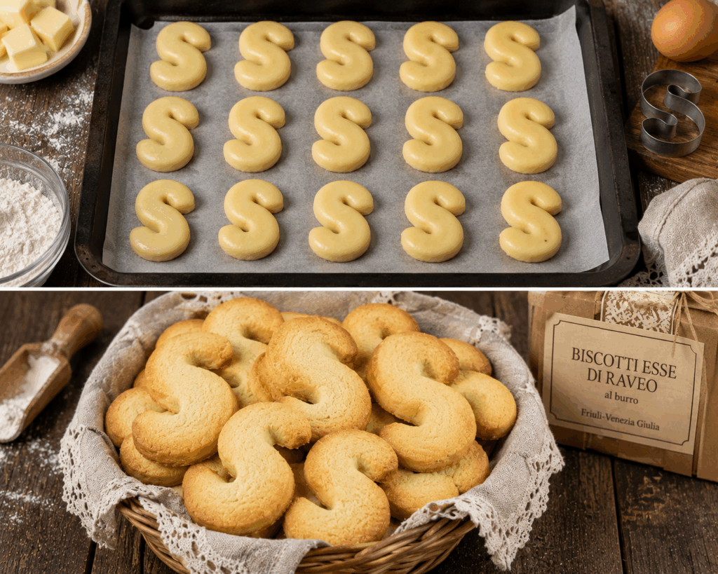 Biscotti Esse di Raveo al Burro – Friuli-Venezia Giulia