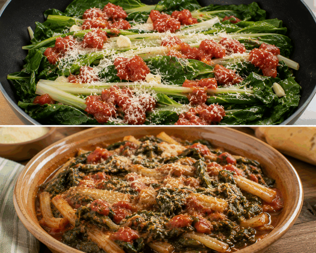Bietole alla Romana con Pomodoro e Pecorino – Lazio