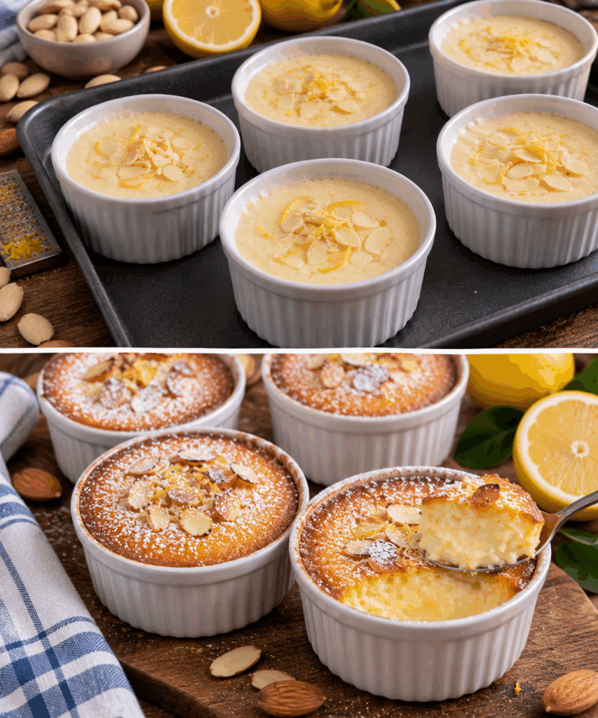 Budino Morbido di Mandorle e Limone – Puglia