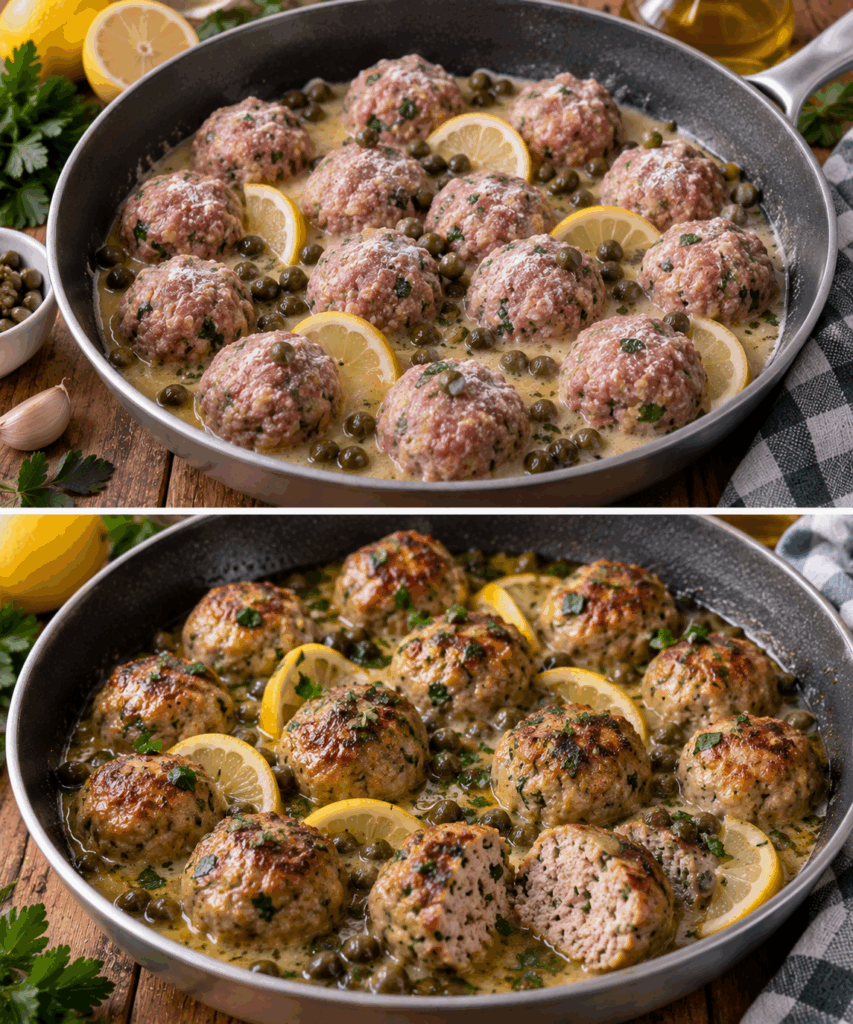Polpettine di Vitello al Limone con Capperi e Prezzemolo – Lombardia