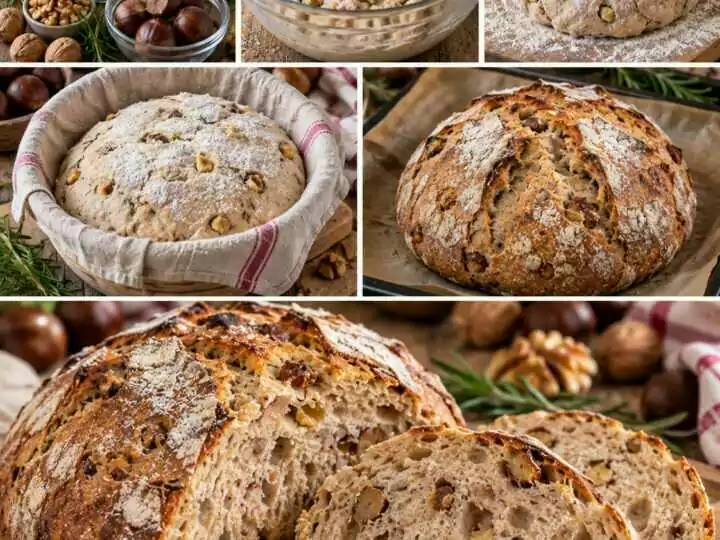Pane Rustico alle Castagne, Noci e Rosmarino – Toscana