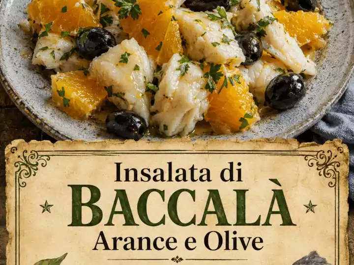 Insalata di Baccalà Arance e Olive