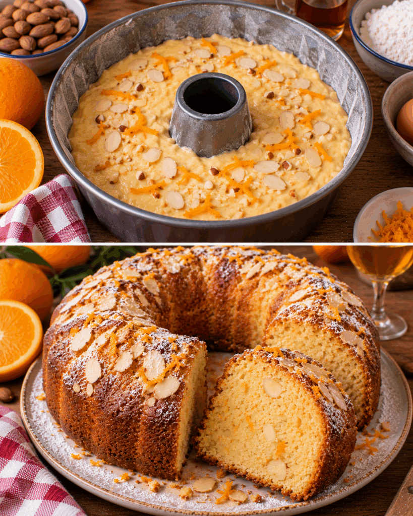 Ciambellone al Vin Santo, Mandorle e Scorza d’Arancia – Toscana