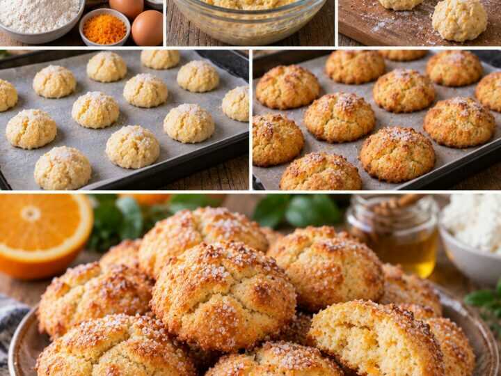 Biscotti Rustici alla Ricotta, Miele e Scorza d’Arancia – Sardegna