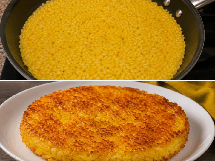 Riso al Salto alla Milanese con Grana Padano – Lombardia