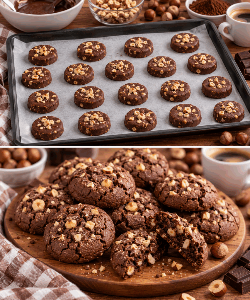 Biscotti al Cacao, Nocciole e Caffè – Piemonte