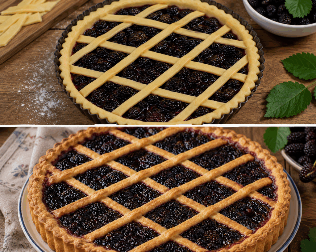 Crostata di Gelsi Neri alla Siciliana – Sicilia