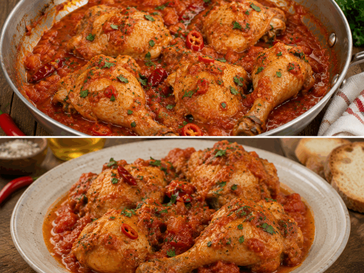Pollo alla Potentina con Pomodoro e Peperoncino – Basilicata