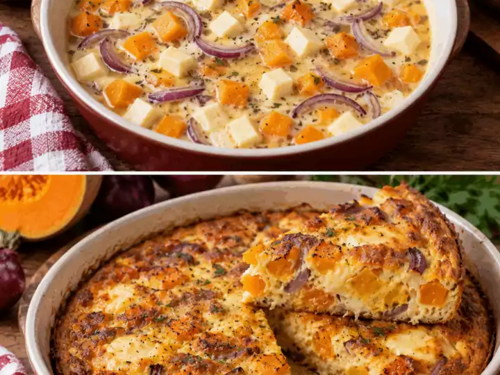 Frittata al Forno con Zucca, Provola e Cipolla Rossa – Calabria