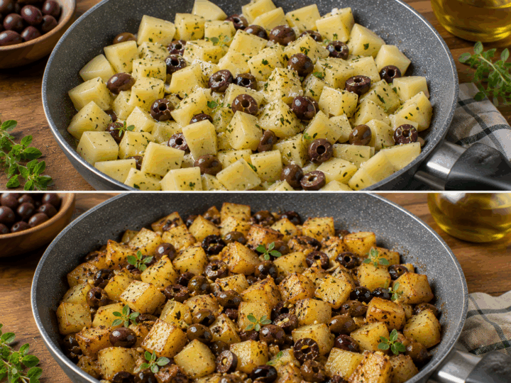 Patate alla Ligure con Olive Taggiasche e Maggiorana – Liguria