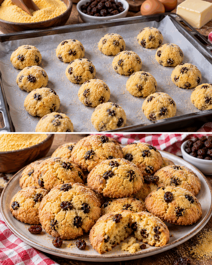 Biscotti di Farina di Mais e Uvetta – Veneto