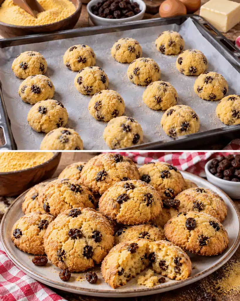 Biscotti di Farina di Mais e Uvetta – Veneto