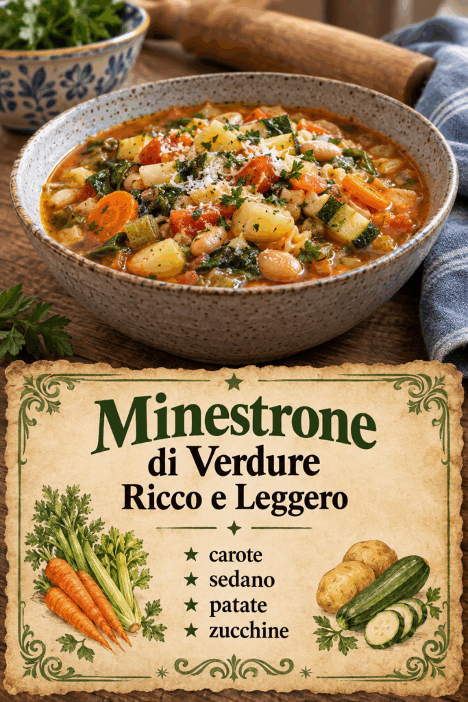 Minestrone di Verdure Ricco e Leggero