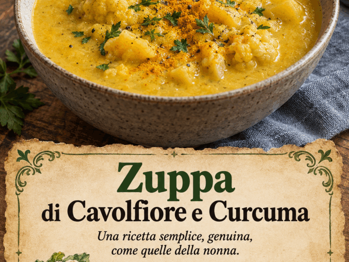 Zuppa di Cavolfiore e Curcuma