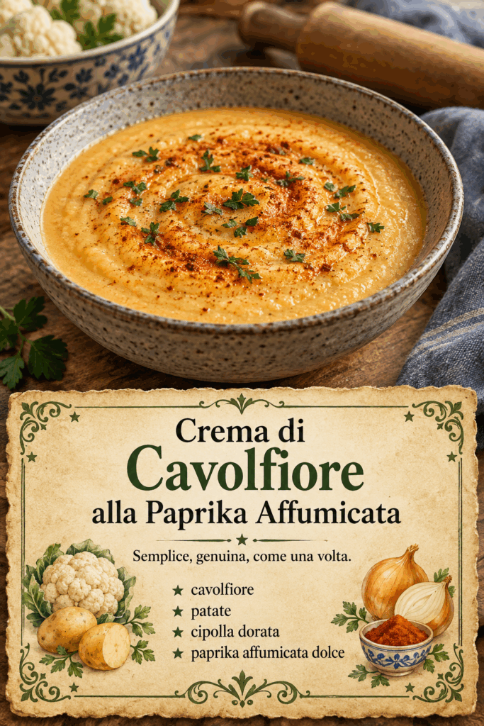 Crema di Cavolfiore alla Paprika Affumicata