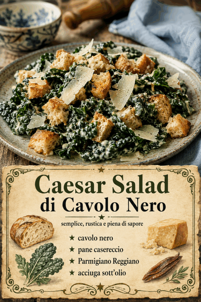 Caesar Salad di Cavolo Nero